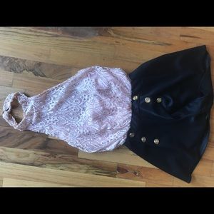 One piece too and shorts